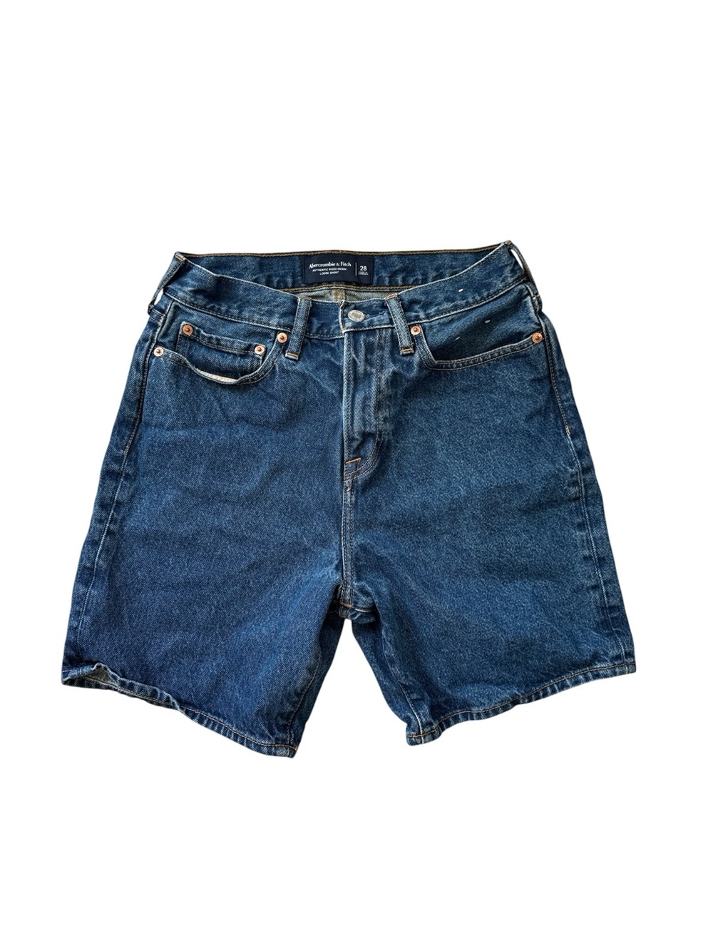 Men’s Abercrombie & Fitch Authentic Rigid Denim Loose Shorts
Size 28